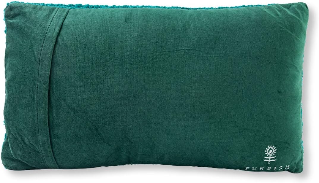 FURBISH Hook Decorative Throw Pillow - Baddie - 9"x16" - Small Embroidered Designer Pillow for Living Room, Couch, Sofa, Chair & Bed - Eclectic Home Decor