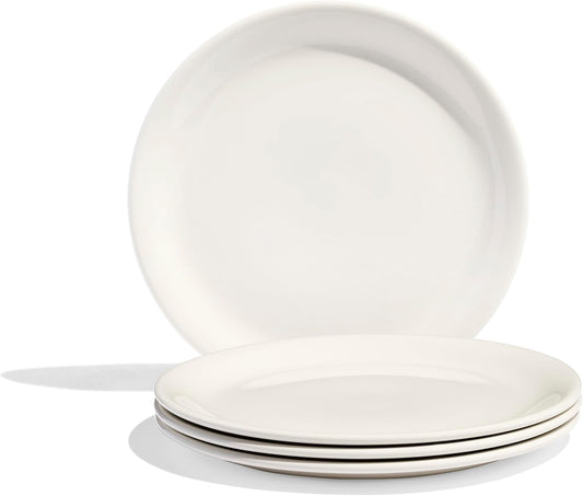 Made In Cookware - Set of 4 - Appetizer Plates - White - Porcelain - Crafted in England