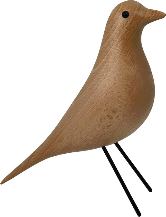 Mid-Century Wood Bird Home Decor - Modern Style Birds Ornaments for Living Room Office Desk Decoration(Wood)…