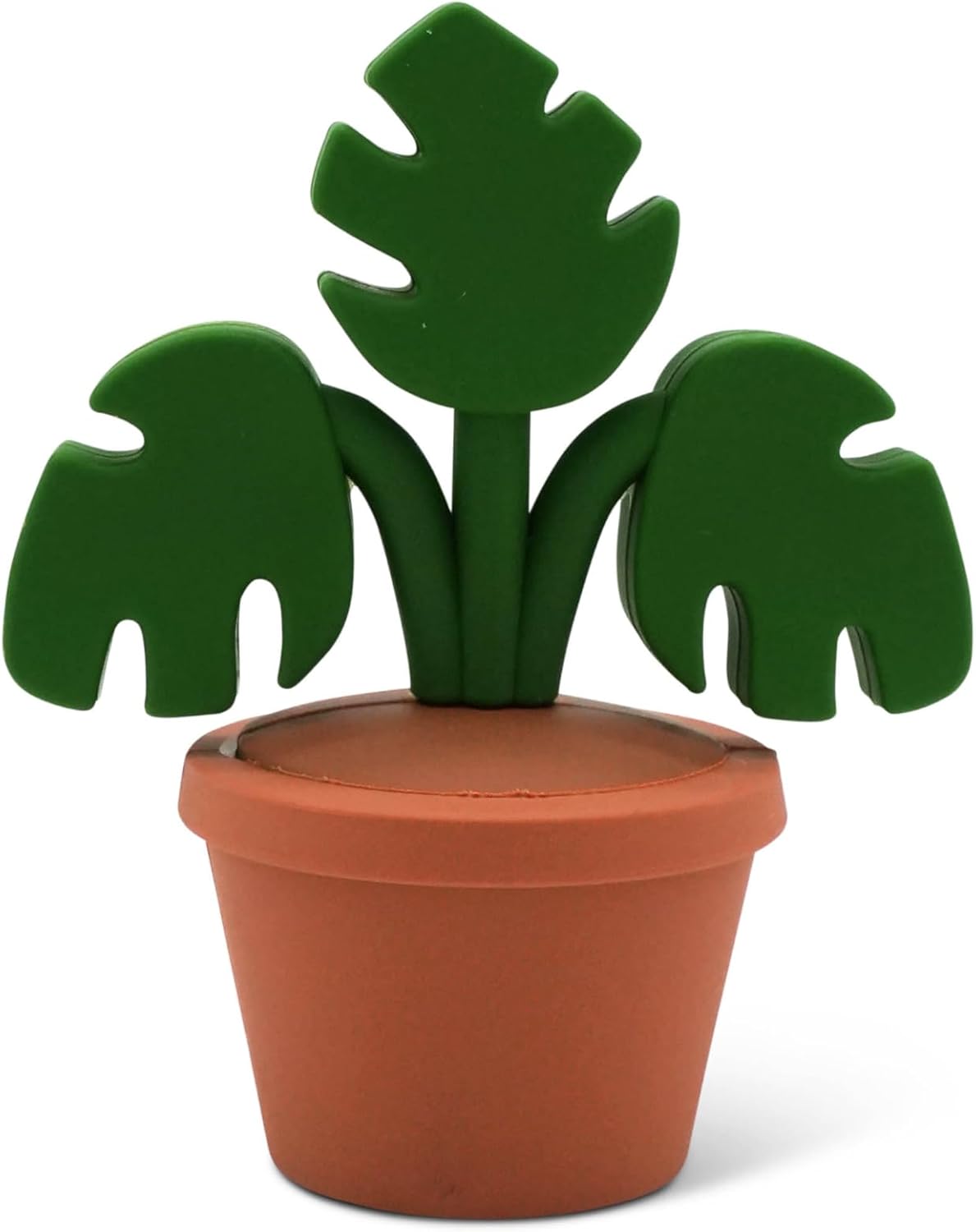 Mini Garden Figurines for Desk Decor – Cute Accessories for Fairy Gardens, Terrariums, Succulent Pots & Office Spaces – Tiny Plant Decor Statues - Monstera