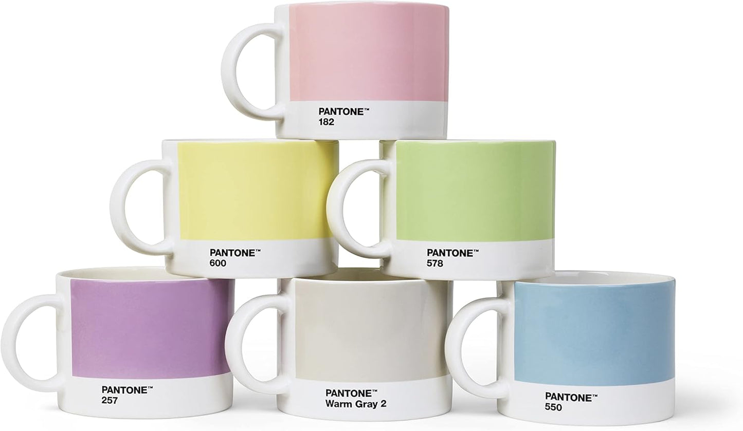 Copenhagen Design Pantone Cup, Tea/Coffee Mug, fine China (Ceramic), 475 ml, Light Blue, 550 C, 1 Count (Pack of 1)