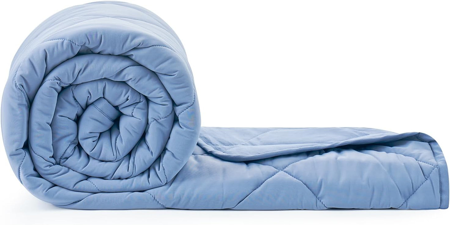 Cozy Bliss Cooling Blanket for Hot Sleepers, Q-Max 0.4 Cooling Comfort for Girls Boys, Cold Blankets for Night Sweats Sleeping, Ultra-Cool Lightweight Breathable Summer Blanket for Travel