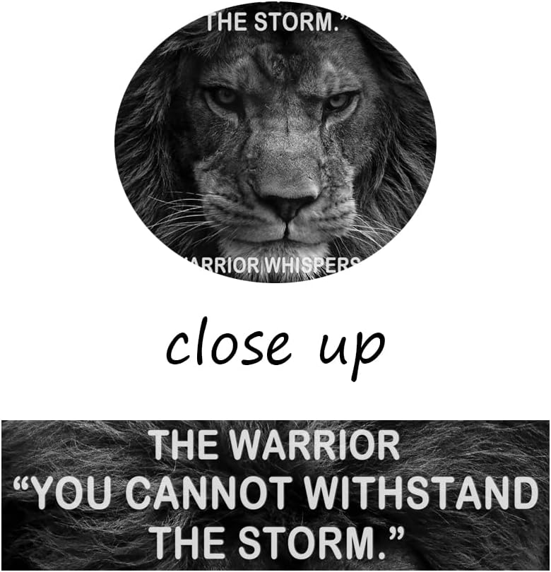 Inspirational Canvas Wall Art Motivational Entrepreneur Quotes Lion Poster Print Animal Picture Office Wall Decor for Living Room Bedroom Gym Decoration Framed Ready to Hang[30″W X 40″H]