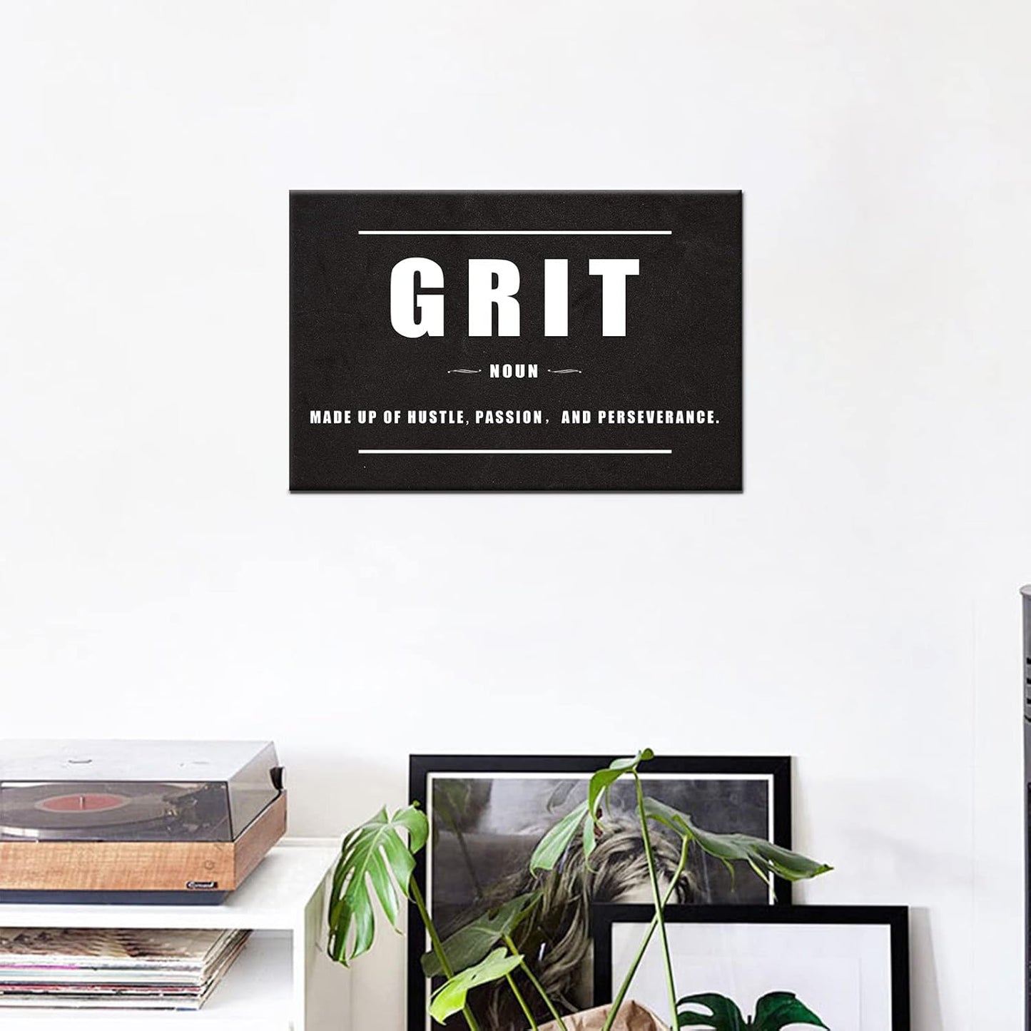 GoForArt Dream Big Motivational Canvas Wall Art, Inspirational Famous Quote Bedroom Living Room Decor, Positive Modern Landscape Mountain Office Dorm Room Poster Print (Motivational-01, 12''x18'')