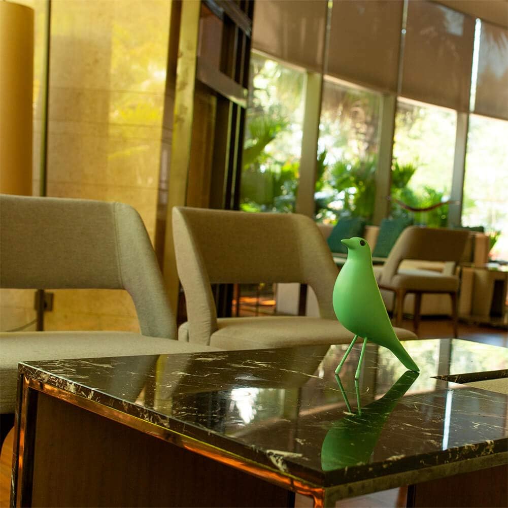 Mid Century Home Decor, House Bird, Adornment Office Home Decor, Desk Dove Ornament, Arts Pigeon Gifts, Replica Sculpture (Blue)