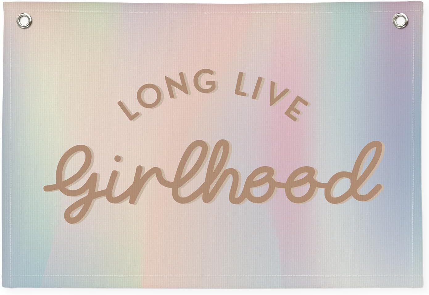 Mermaid Girls Room Decor,Long Live Girlhood Birthday Decorations Wall Decor Banner, Baby Girls Nursery,Mermaid Lovers for Teen Girl Bedroom,30x20,girlroom