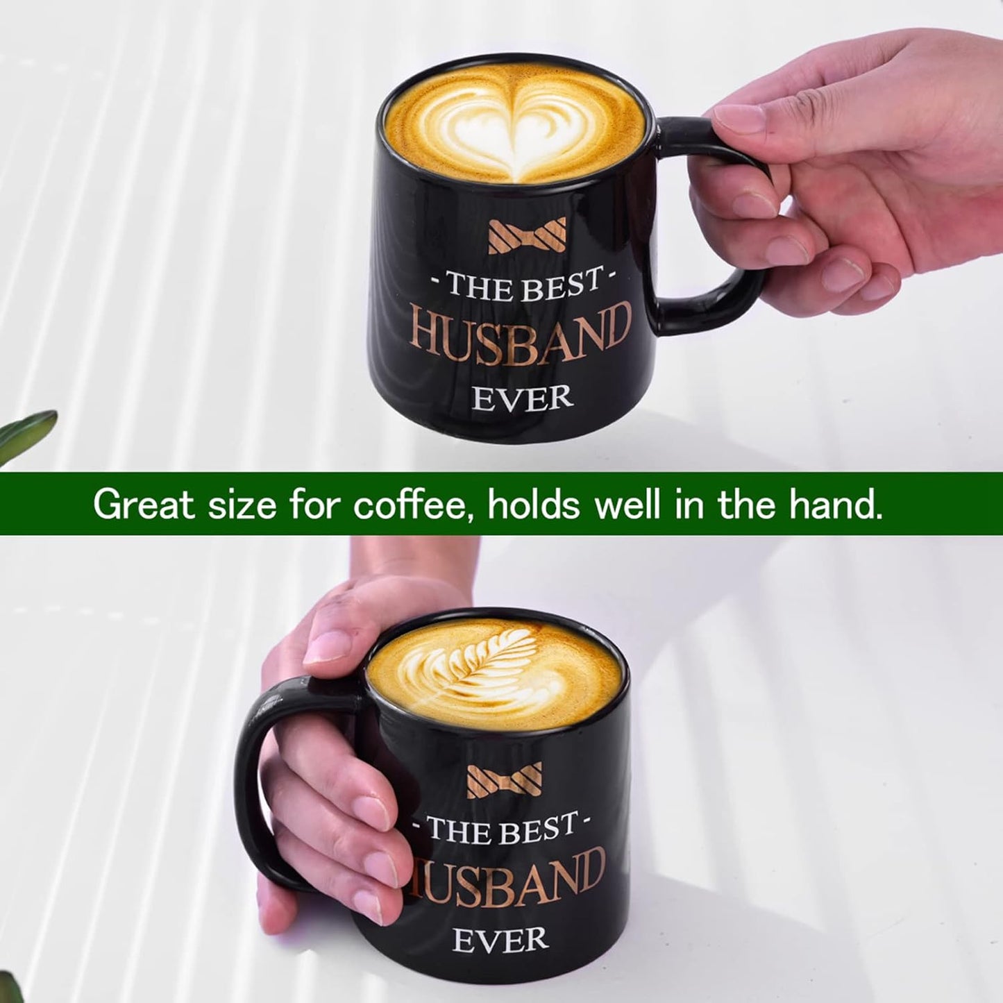 Miicol Funny Coffee Mug 16 oz, Large Ceramic Tea Mug, Gift Idea for Men, Husband, Cute Office Coffee Cup, Black Tea Cup, Unique Gift for Birthday, Christmas