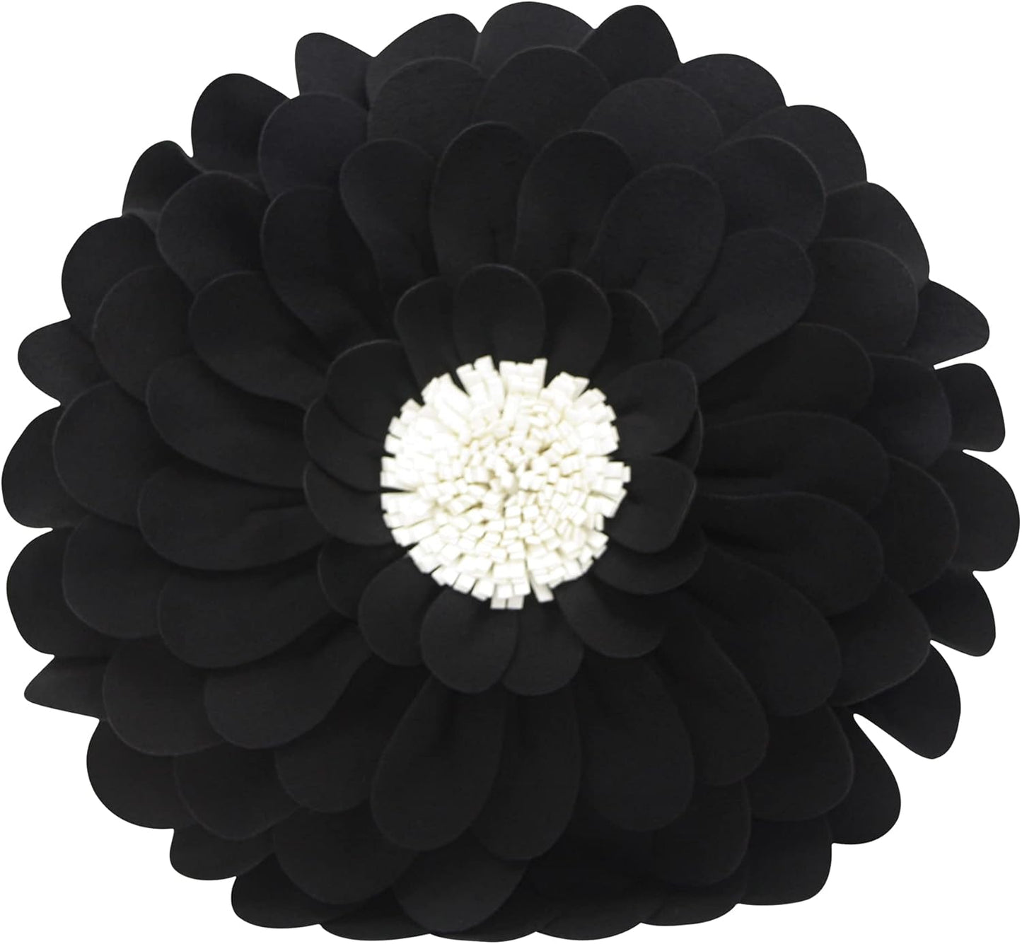 Decorative Flower Pillows – 3D Happy Daisy Flower Throw Pillow - Flower Shape Design Patented-Flower Shaped Pillow For Home Décor – Round Throw Pillows Soft & Cozy - Couch & Bed Flower Shape Pillow