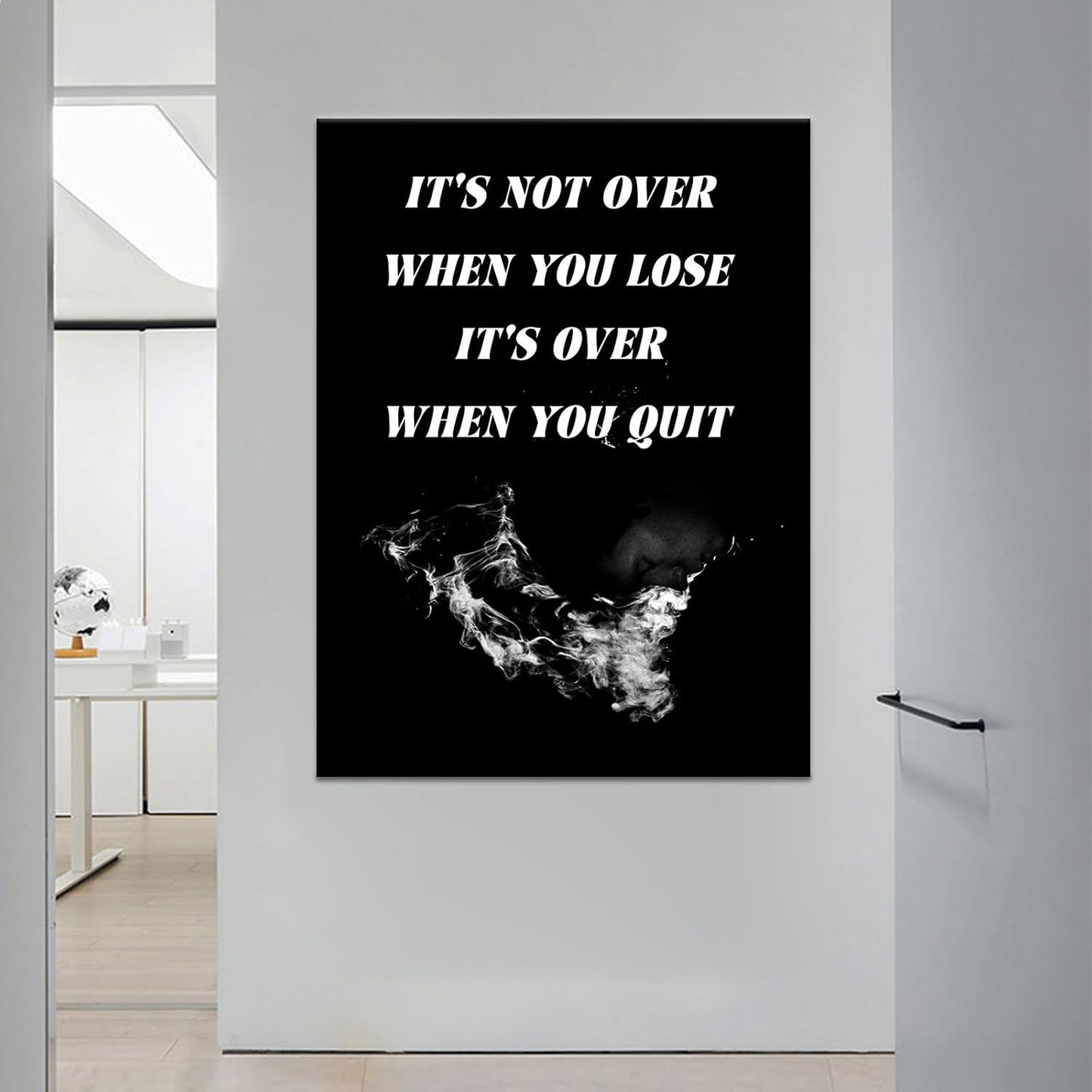 Inspirational Poster Canvas Wall Art Large Size Motivational Entrepreneur Quotes Print Positive Sign Painting Artwork for Living Room Office Gym Picture Wall Decoration Ready to Hang [30''Wx40''H]