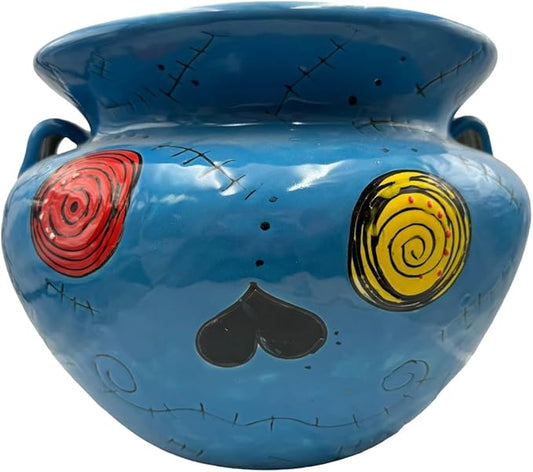 Talavera Michoacana Planter XL Pot Folk Art Multicolor Mexican Pottery Home Decor Hand Painted Garden Indoor Handmade Outdoor 18.5" (Multi 13)