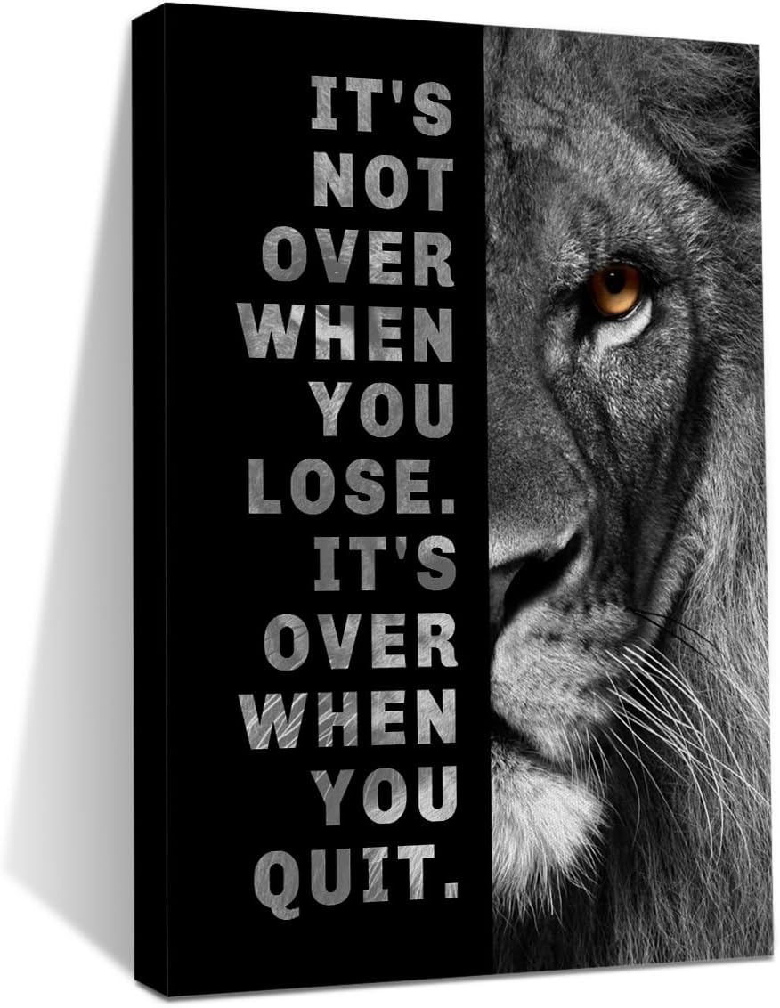 Inspirational Motivational Posters Motivational Quotes Poster Print Phrase Wall Art Positive Quotes, Positive Affirmations Wall Art Decor for Bedroom Teacher Office Classroom Study Gym Room