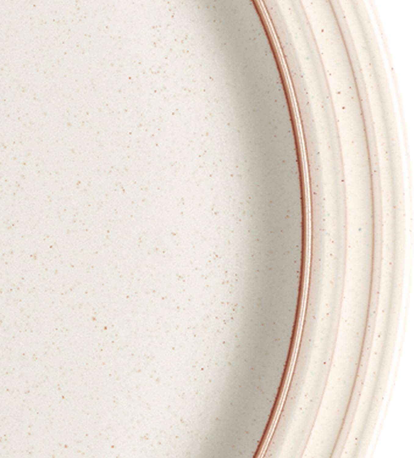 Denby - Heritage Atrium Medium Plates Set of 4-8.8in Natural Ceramic Stoneware Tableware - Dishwasher & Microwave Safe - Scratch & Chip Resistant Dinner, Lunch, Salad Plates For Everyday Use