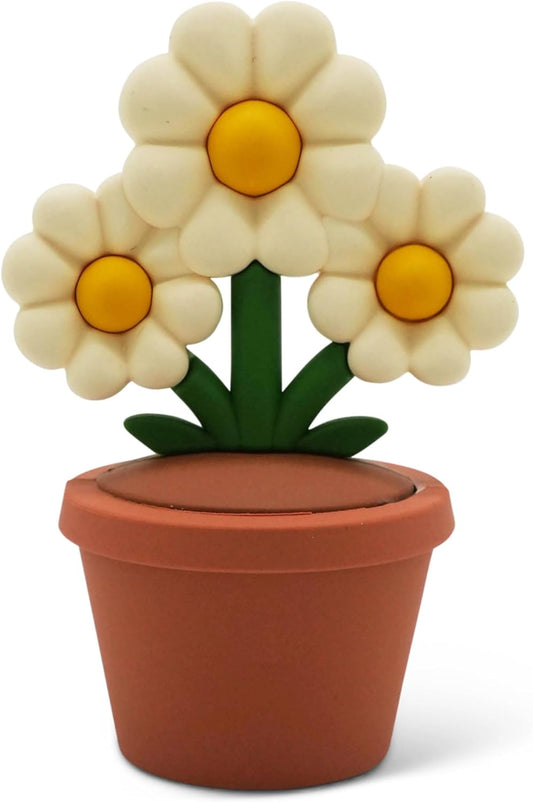 Mini Garden Figurines for Desk Decor – Cute Accessories for Fairy Gardens, Terrariums, Succulent Pots & Office Spaces – Tiny Plant Decor Statues - Daisy