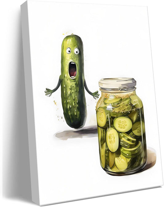 Kitchen Wall Decor funny Canvas Wall Art Vintage Painting Picture for Modern Home Dining Room Contemporary Artwork Decoration Kitchen Canvas Wall Art for Dining Room Decorative A-382