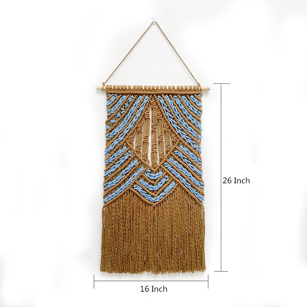 BMIDRUT Hanging Macrame Tapestry Dream Catchers Hand Woven Tapestries Boho Wall Art Decor Home Wall Decor Wall Pediment