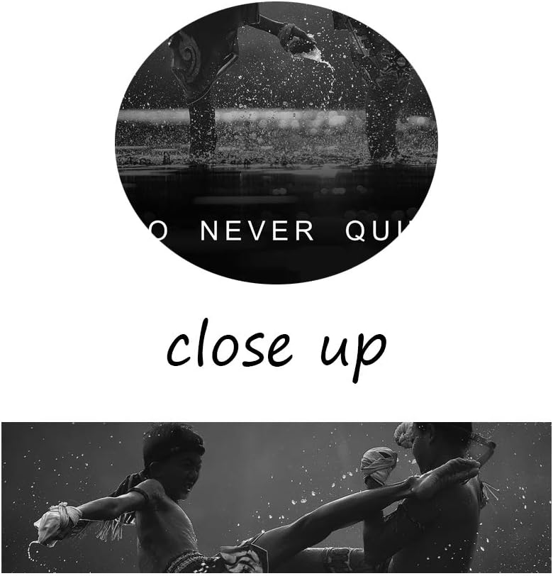 Inspirational Wall Art Motivational Fighting Canvas Painting Muay thai Pictures Thai Boxing Posters and Prints Artwork Modern Inspiring Office Living Room Sport Gym Decorations Framed (12" Wx16 H)