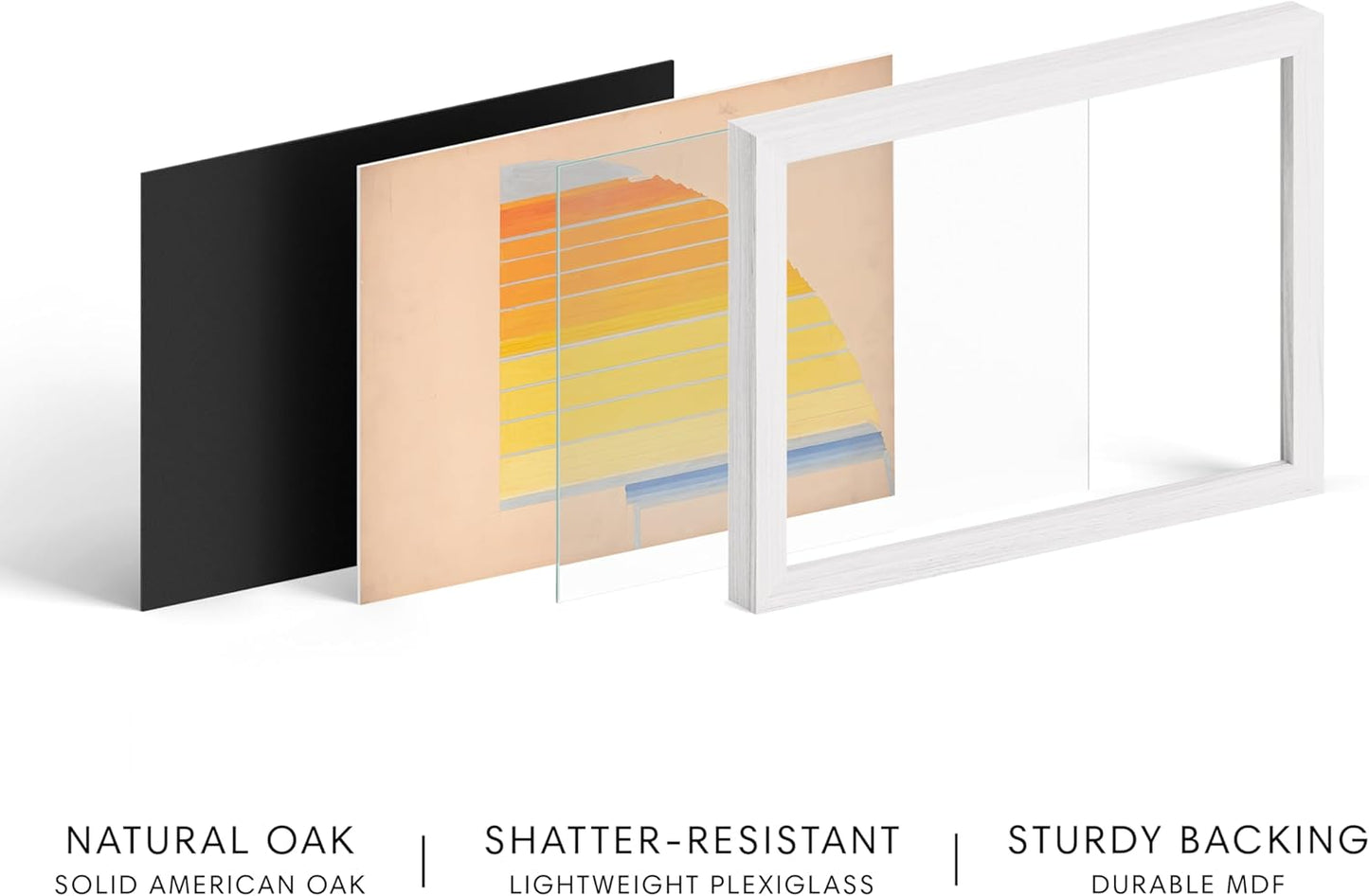 HAUS AND HUES Winold Reiss Art Print with White Oak Frame 11x14