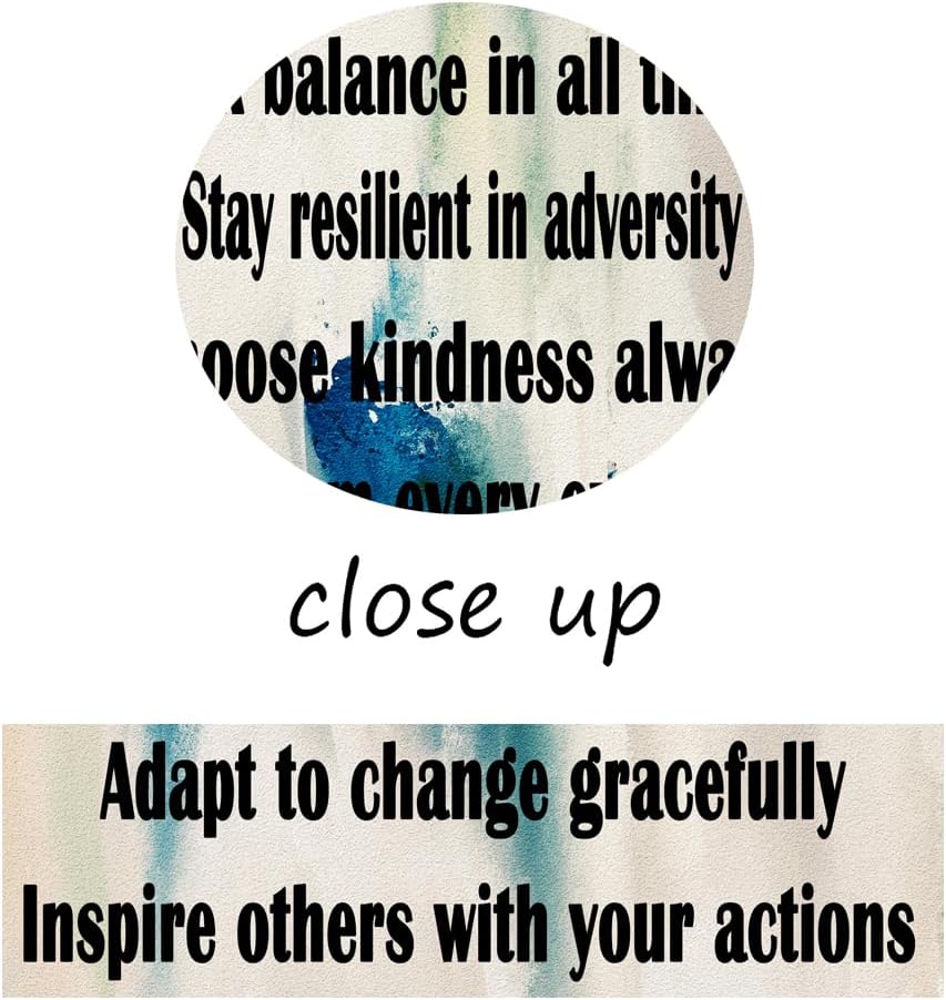 GoForArt Dream Big Motivational Canvas Wall Art, Inspirational Famous Quote Bedroom Living Room Decor, Positive Modern Landscape Mountain Office Dorm Room Poster Print (White04, 12.00" x 18.00")