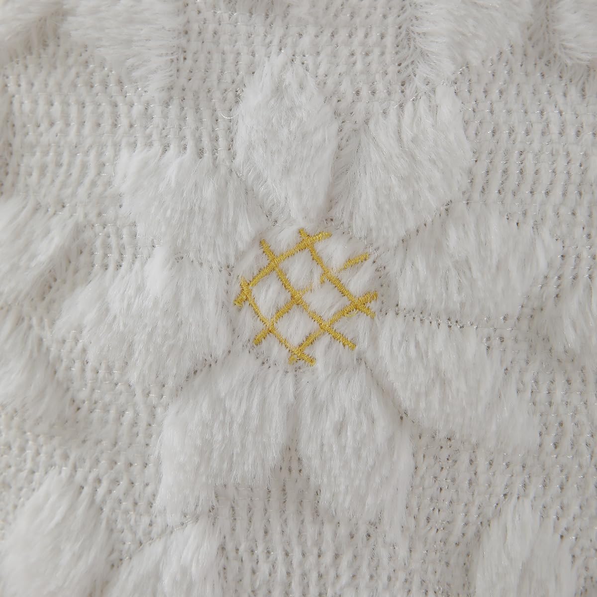 DFXSZ Spring Summer Pillow Covers 16x16 inch Set of 2 Farmhouse Decor Yellow Color Flower Heart Sunflower Soft Plush Faux Fur Jacquard Throw Pillows for Sofa Holiday Spring Home Decor PTK024C16