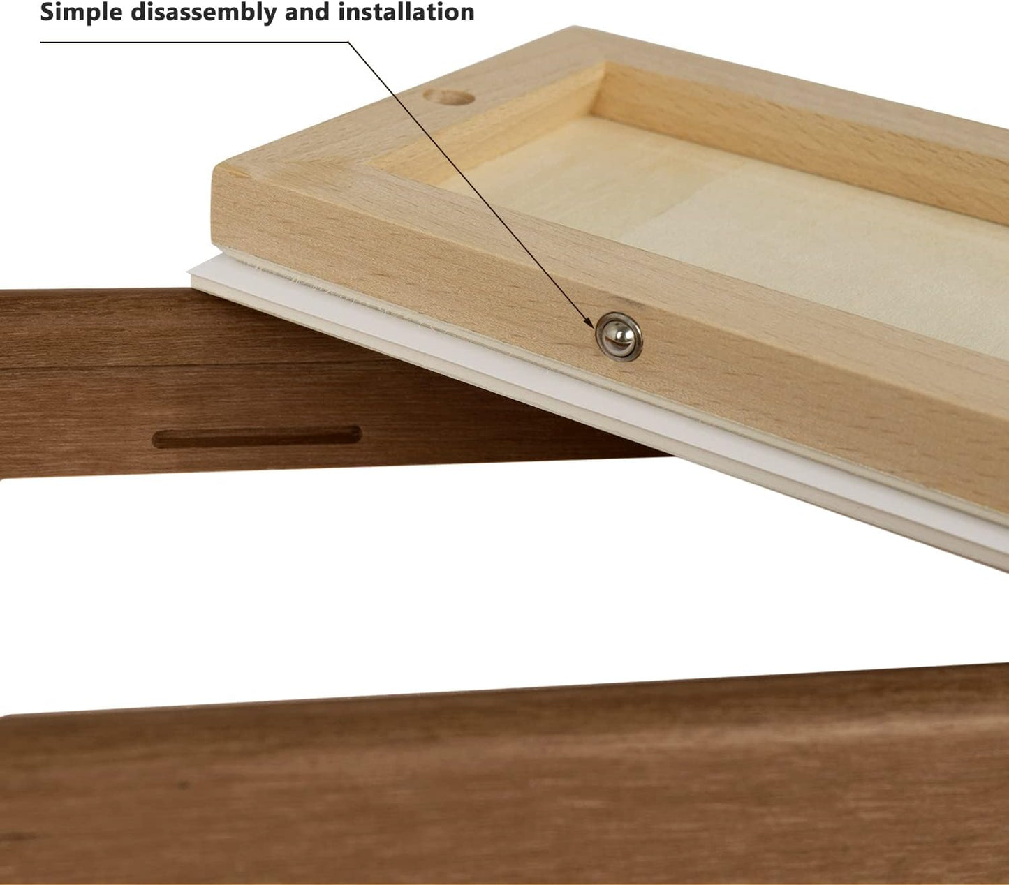 Hans 4""x16"" Collage Picture Frame with Single Mat, 1.5x2.5 Collage Matted Frame - Wall Mounting Horizontal or Vertical Display(8 Openings), Walnut