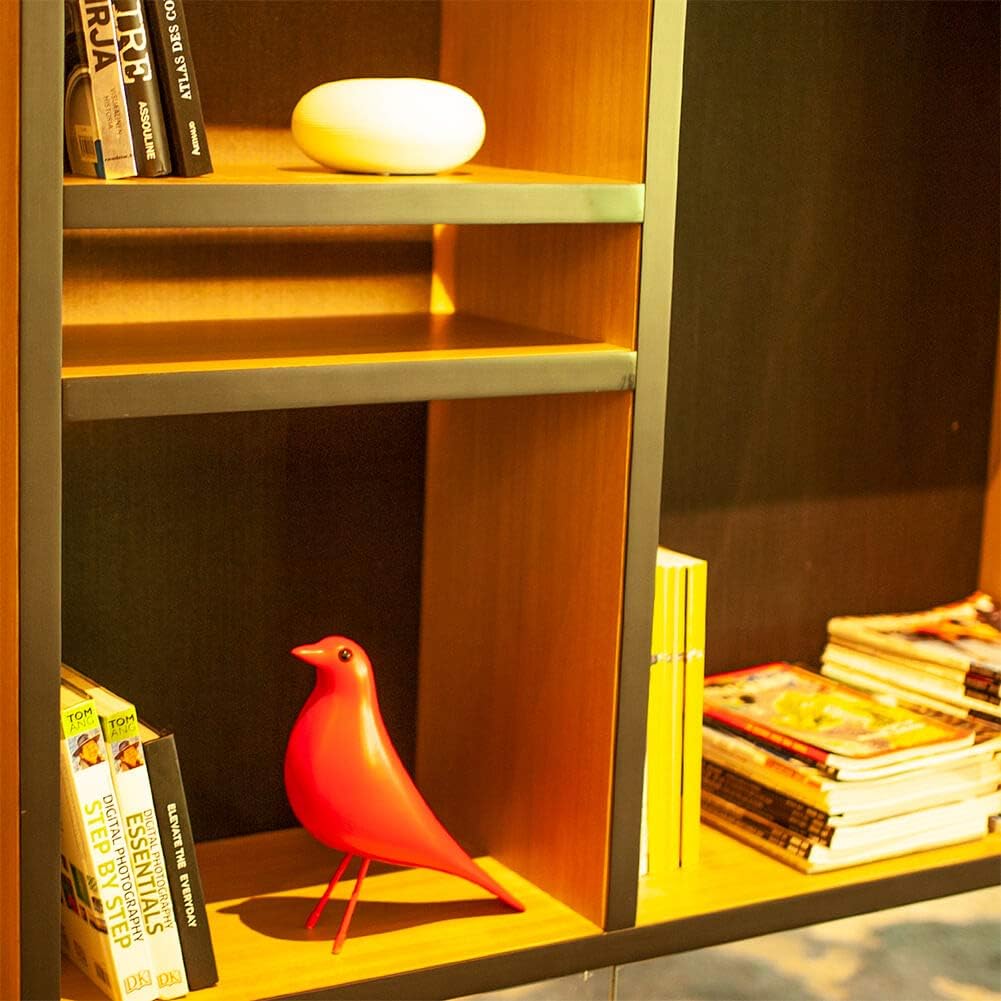 Mid-Century Home Decor House Bird - Room Decor Adornment for Hotel Restaurant Cafe Office Dove Ornament, Arts Pigeon Gifts, Replica Sculpture (Red)…