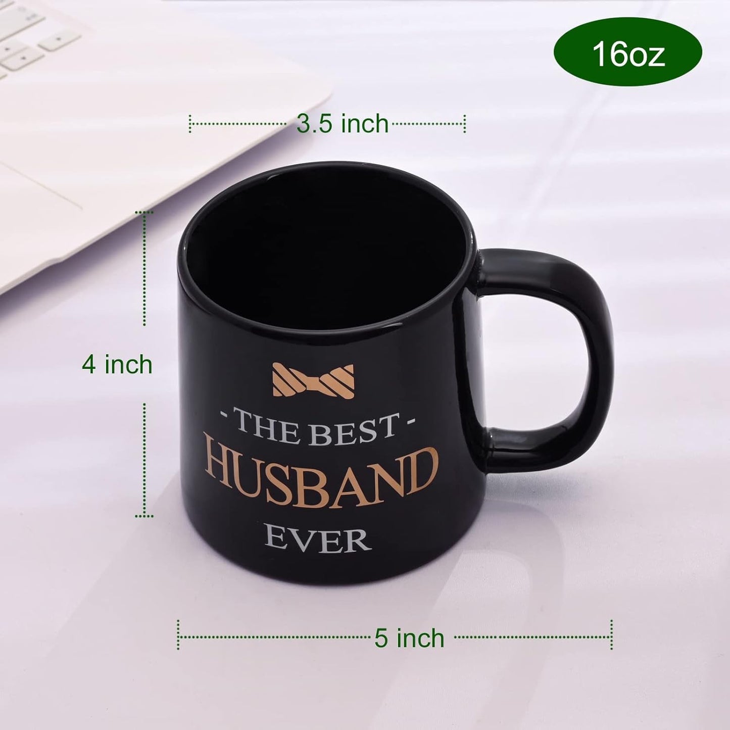 Miicol Funny Coffee Mug 16 oz, Large Ceramic Tea Mug, Gift Idea for Men, Husband, Cute Office Coffee Cup, Black Tea Cup, Unique Gift for Birthday, Christmas