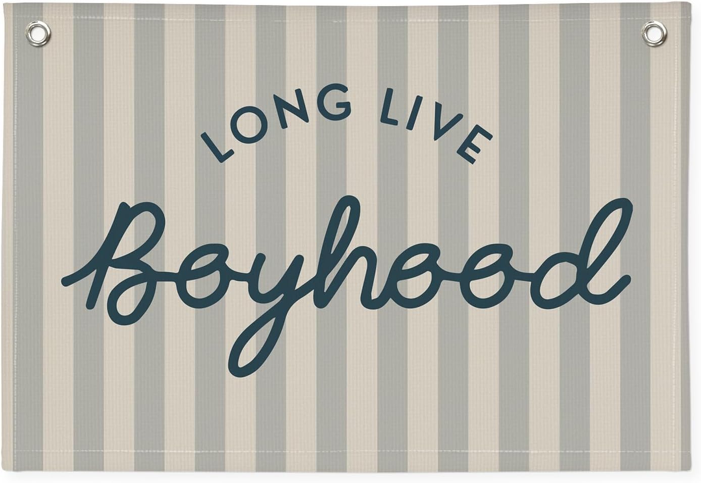 Long Live Boyhood Banner Boy Room Decor, Banner Flag Nursery Playroom Wall Decor for Boys Bedroom Living Room Dorm Toddler Decorations Teen Boy Room Kid Banners Wall Hanging Linen Flag30x20
