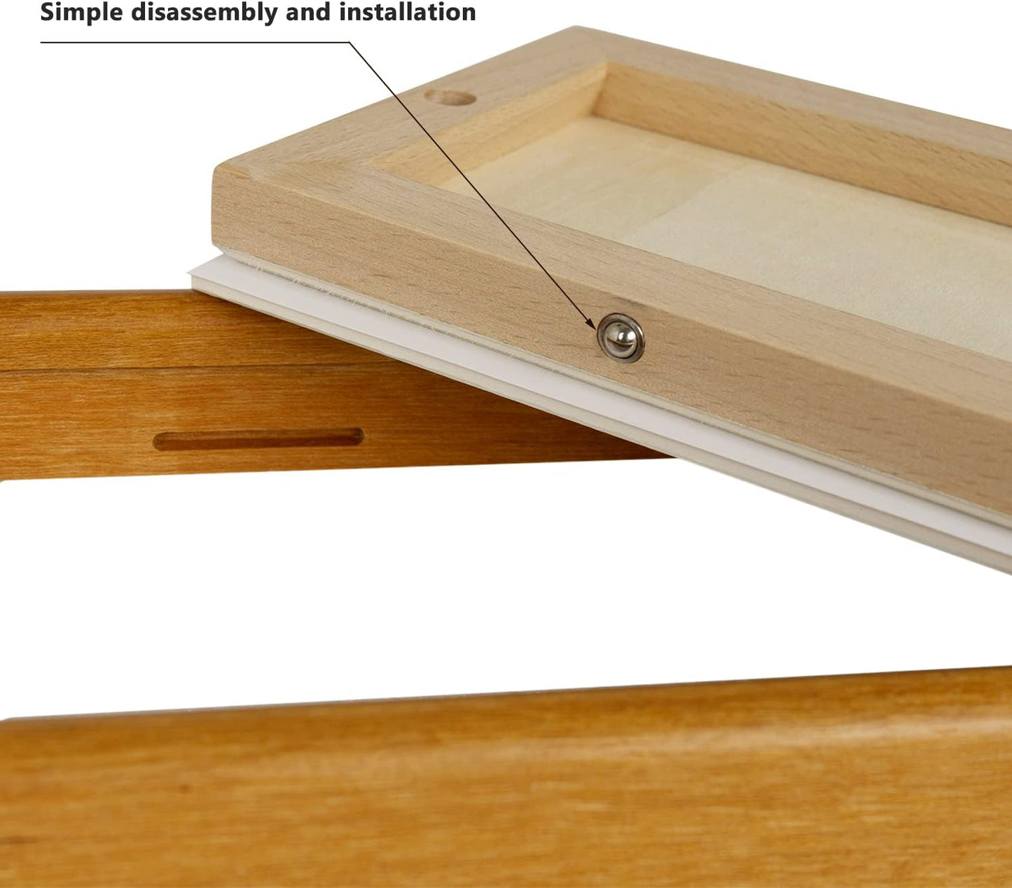 Hans 4""x16"" Collage Picture Frame with Single Mat, 1.5x2.5 Collage Matted Frame - Wall Mounting Horizontal or Vertical Display(8 Openings), Teak