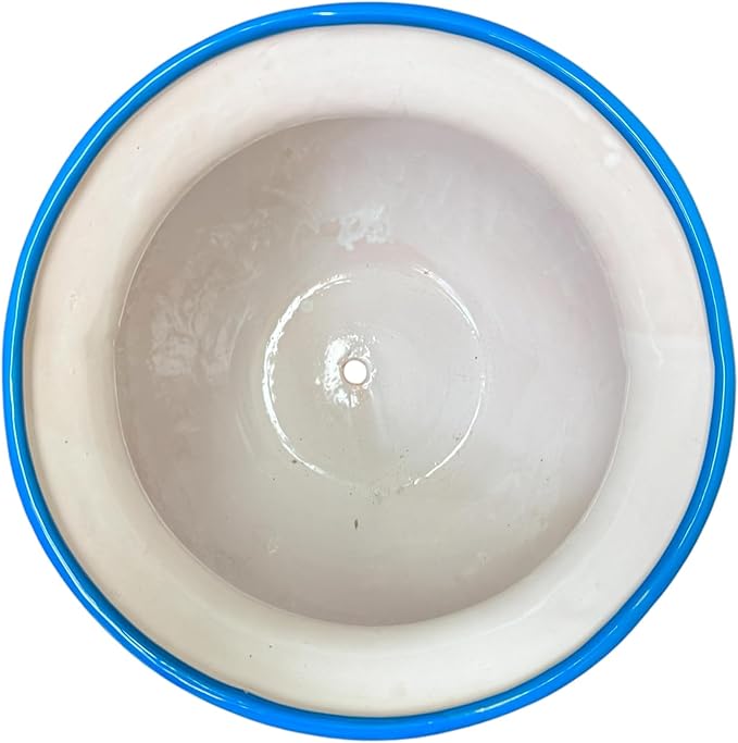 Talavera Michoacana Planter XL Pot Folk Art Multicolor Mexican Pottery Home Decor Hand Painted Garden Indoor Handmade Outdoor 18.5" (Multi 12)