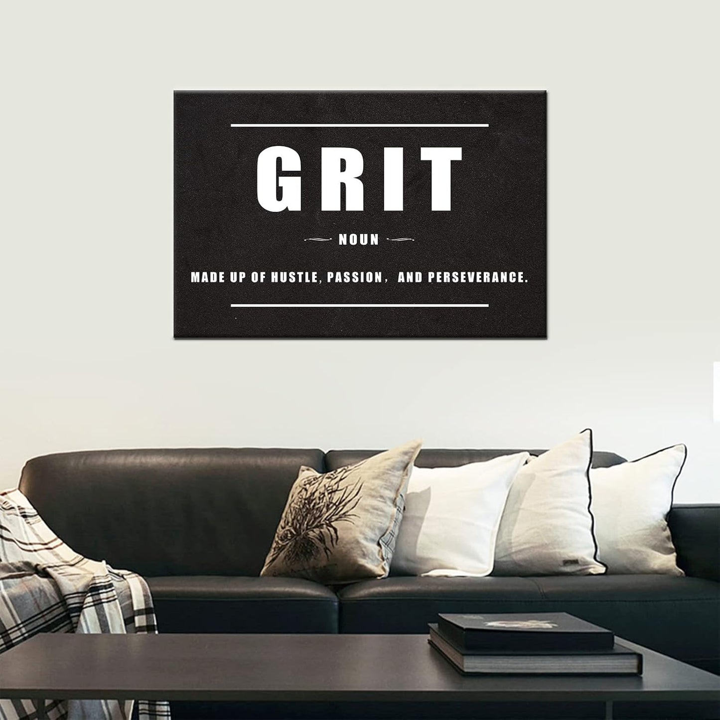 GoForArt Dream Big Motivational Canvas Wall Art, Inspirational Famous Quote Bedroom Living Room Decor, Positive Modern Landscape Mountain Office Dorm Room Poster Print (Motivational-01, 24.00" x 36.00")