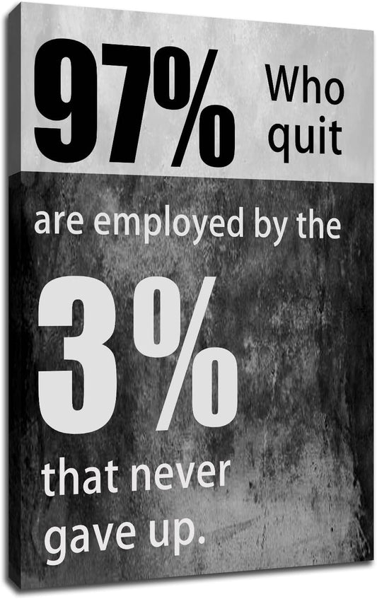 GoForArt Dream Big Motivational Canvas Wall Art, Inspirational Famous Quote Bedroom Living Room Decor, Positive Modern Landscape Mountain Office Dorm Room Poster Print (Motivational-05, 12.00" x 18.00")