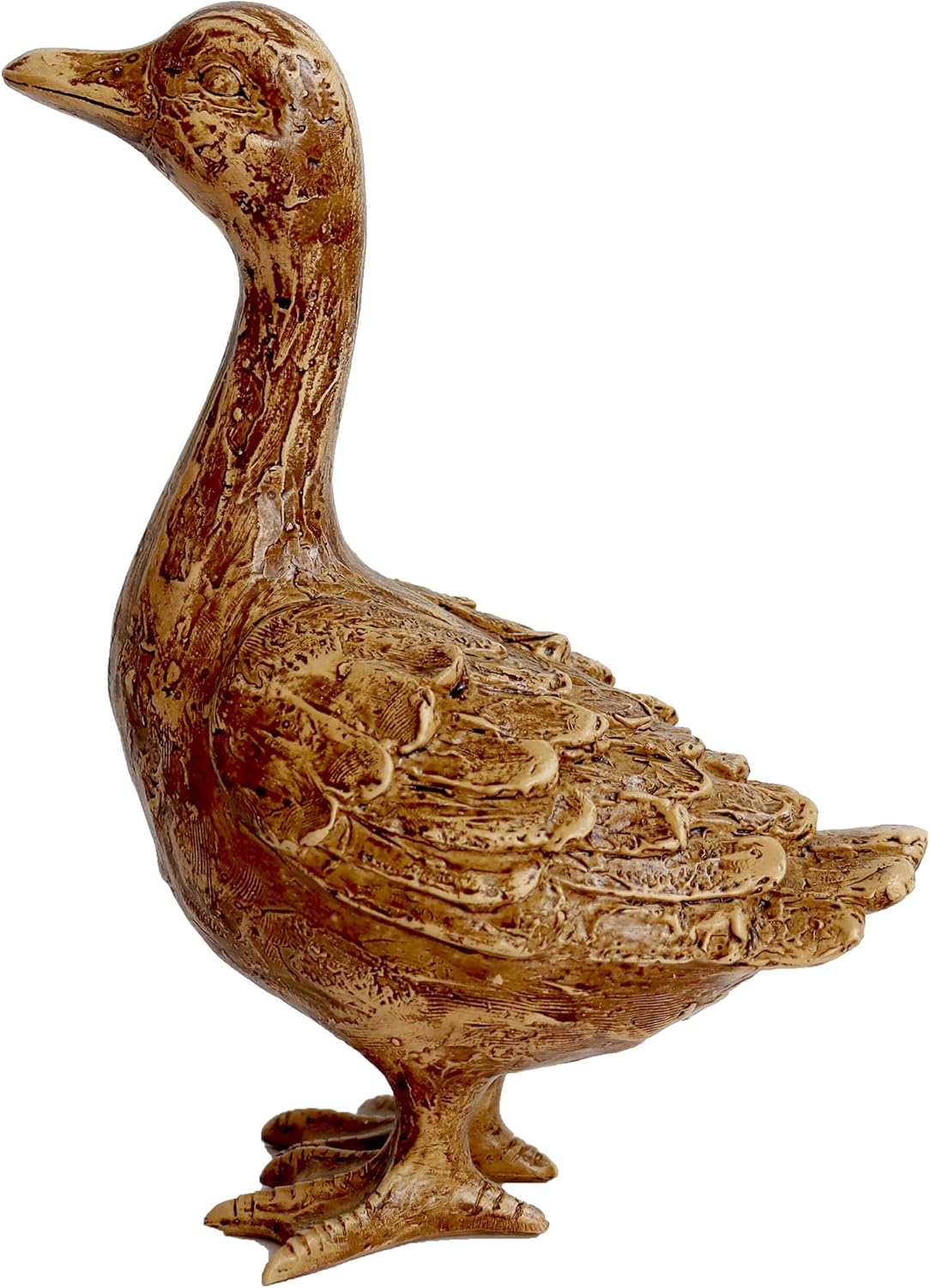 Hymmah Duck Home Decor Statue Rustic Home Decorations for Living Room, Boho Sculpture Resin Animal Collectible Figurines for Indoor Decor