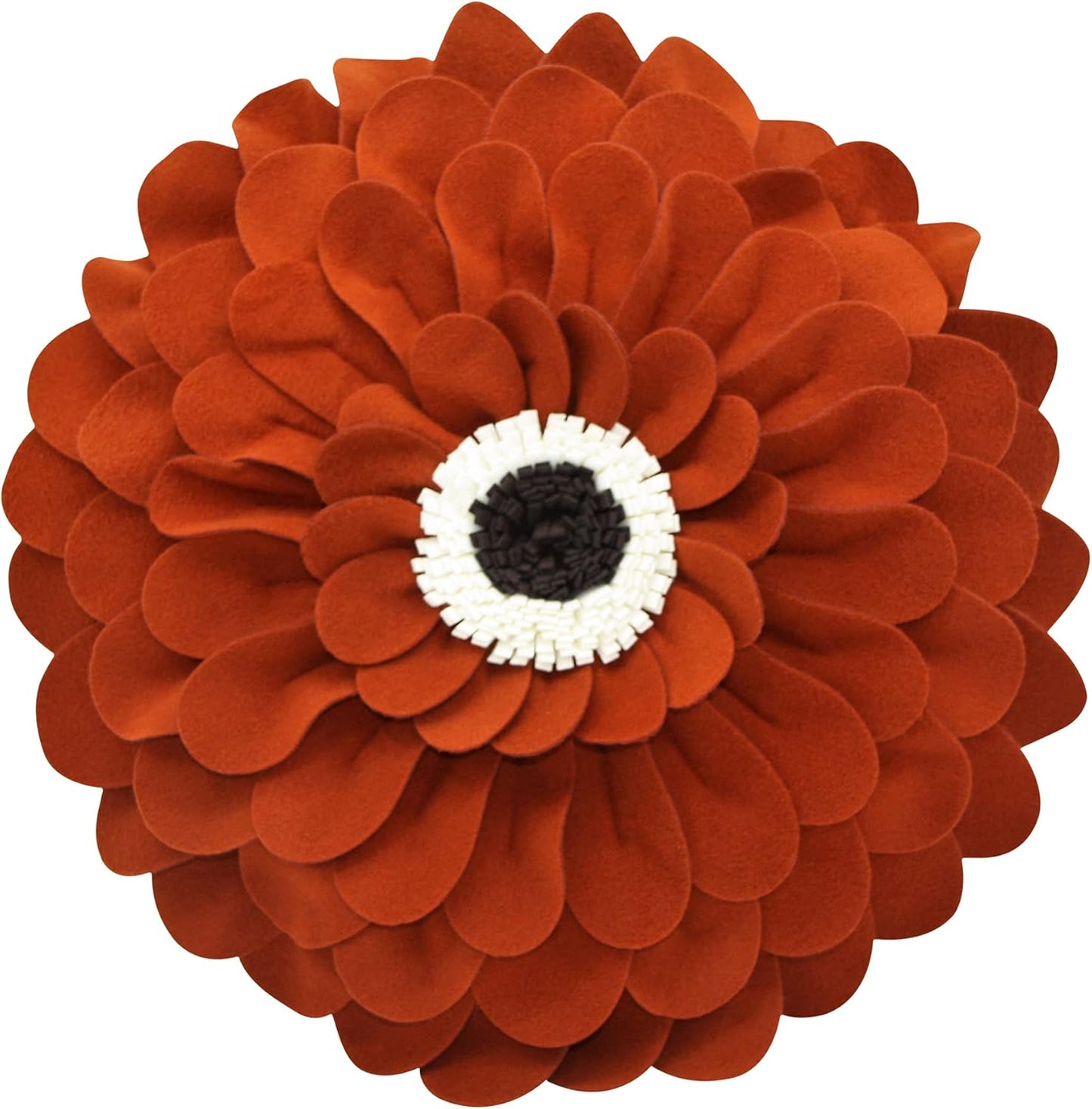 Decorative 3D Happy Daisy Throw Pillow - Patented Flower Shape Design - Soft & Cozy Couch & Bed Pillow