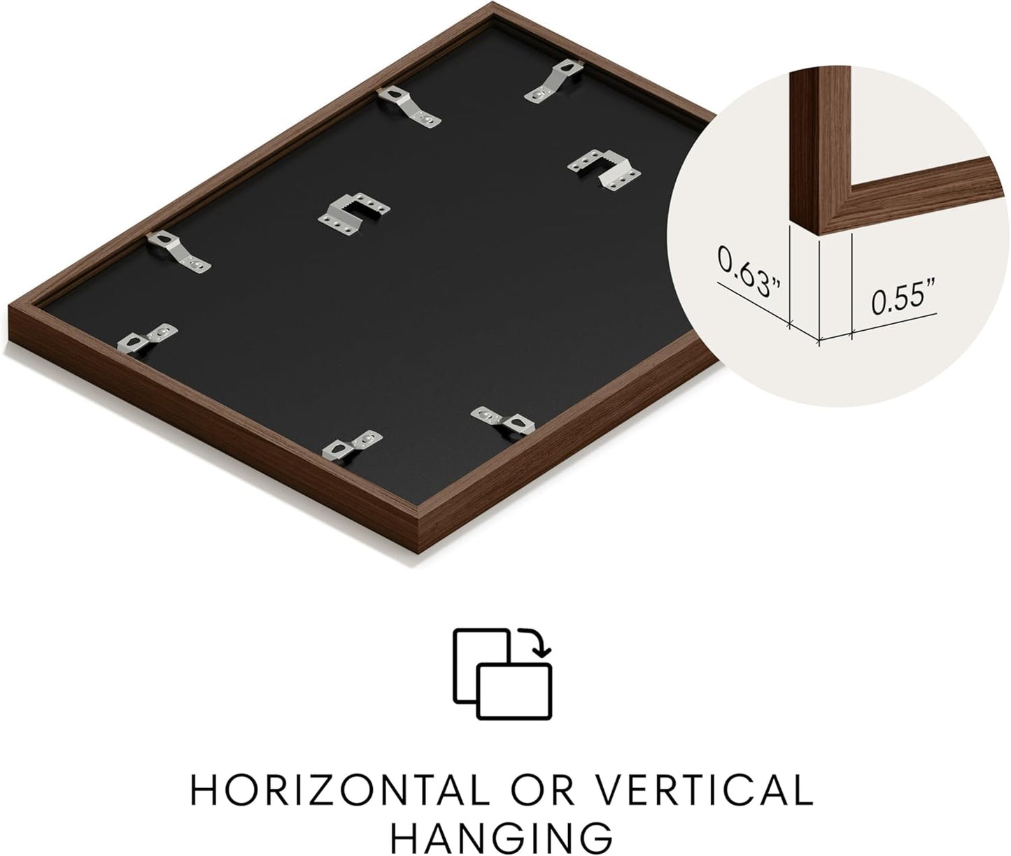 HAUS AND HUES Colorful Abstract Wall Art - Minimalist Retro Picture for Living Room Decor, Red and Pink Modern Wall Art Painting (Winold Reiss, Walnut Frame, 8x10)