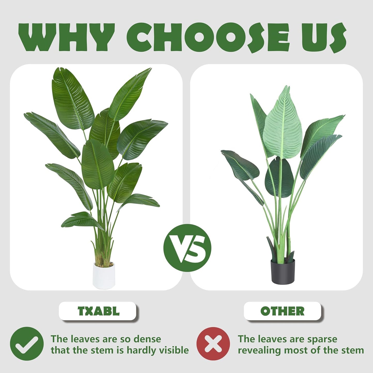 Bird of Paradise Artificial Tree, 6Ft Tall Faux Plant, Fake Banana Leaf Plant Indoor, Faux Palm Tree Faux Floor Plants Tropical Tree in Pot, Present for Friend Housewarming Decor