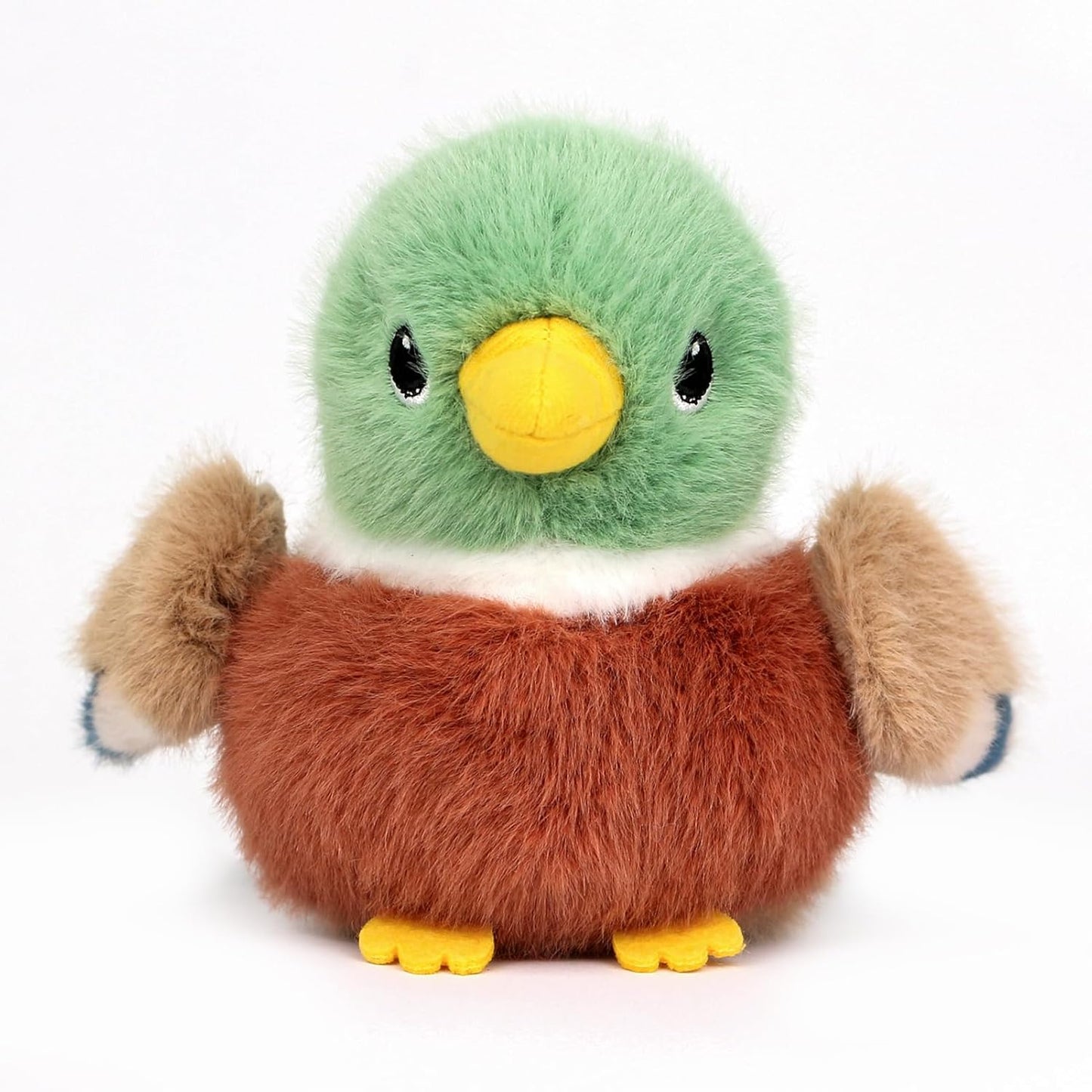 Mallard Duck Stuffed Animal 4.7 Inch Realistic Cute Plush Toy, Cute Mallard Duck Plushie Christmas Birthday Valentine's Day Gift for Kids Girlfriends