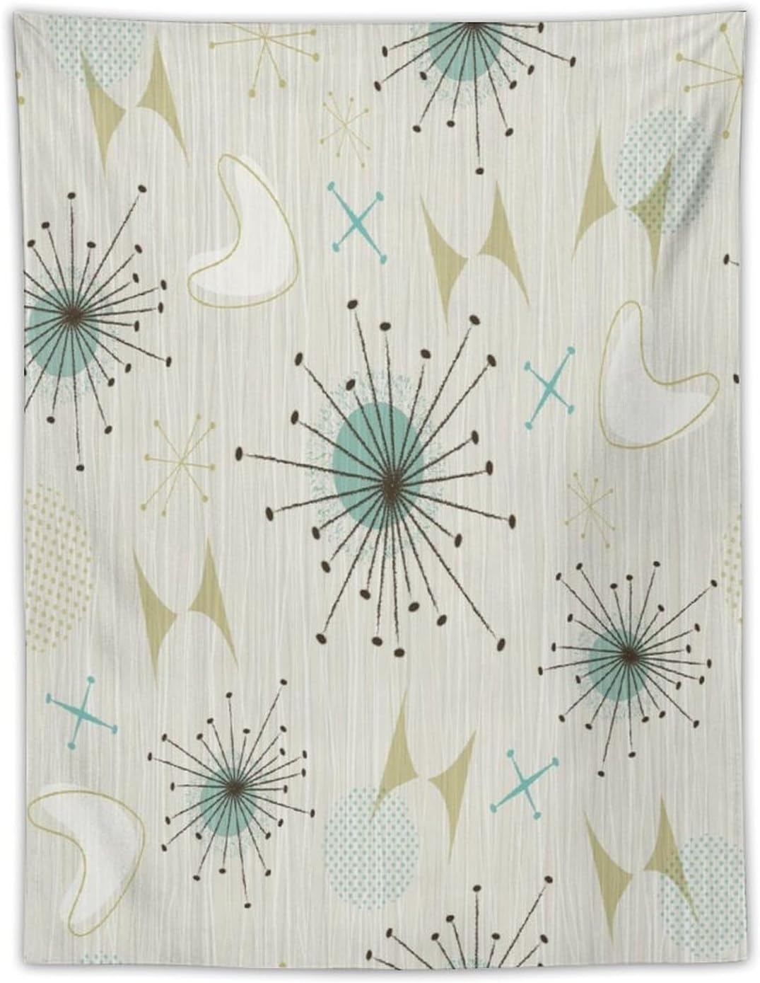 ICMOLYYENLO Boho Medieval Cat Tapestry, Abstract Atomic Starburst Geometric Aesthetic Art Wall Hanging For Bedroom Living Room Dormitory 40x60 Inches