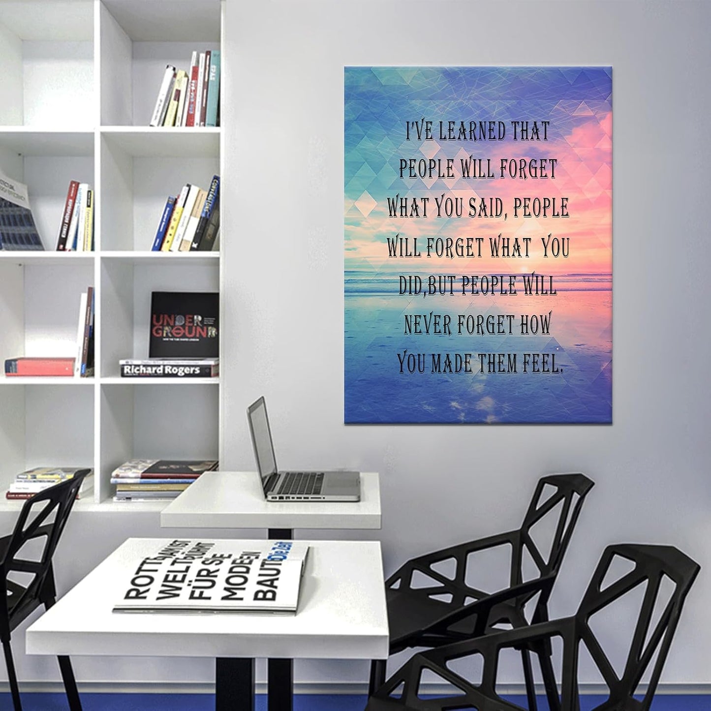 Inspirational Entrepreneur Quotes Wall Art Motivational Painting Prints on Canvas Modern Inspiring Picture Posters Print Color Background Artwork for Ome Office Decor Ready to Hang [18''Wx 24''H]