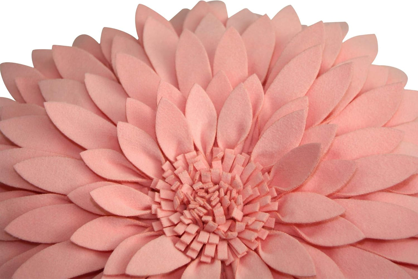 Contempo Lifestyles 3D Daisy Flower Pillow - Patented Design, Couch & Bed Decoration (18" Flower, 16" Pillow with Insert, Peach)