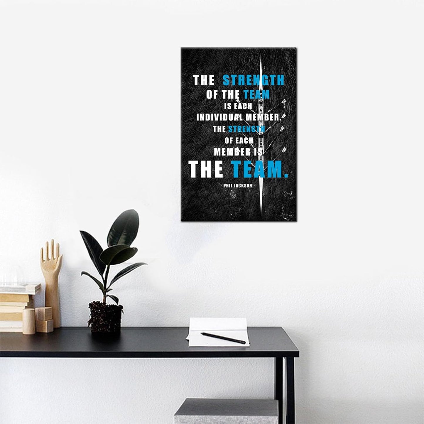 GoForArt Dream Big Motivational Canvas Wall Art, Inspirational Famous Quote Bedroom Living Room Decor, Positive Modern Landscape Mountain Office Dorm Room Poster Print (Inspirational-09, 12.00" x 18.00")
