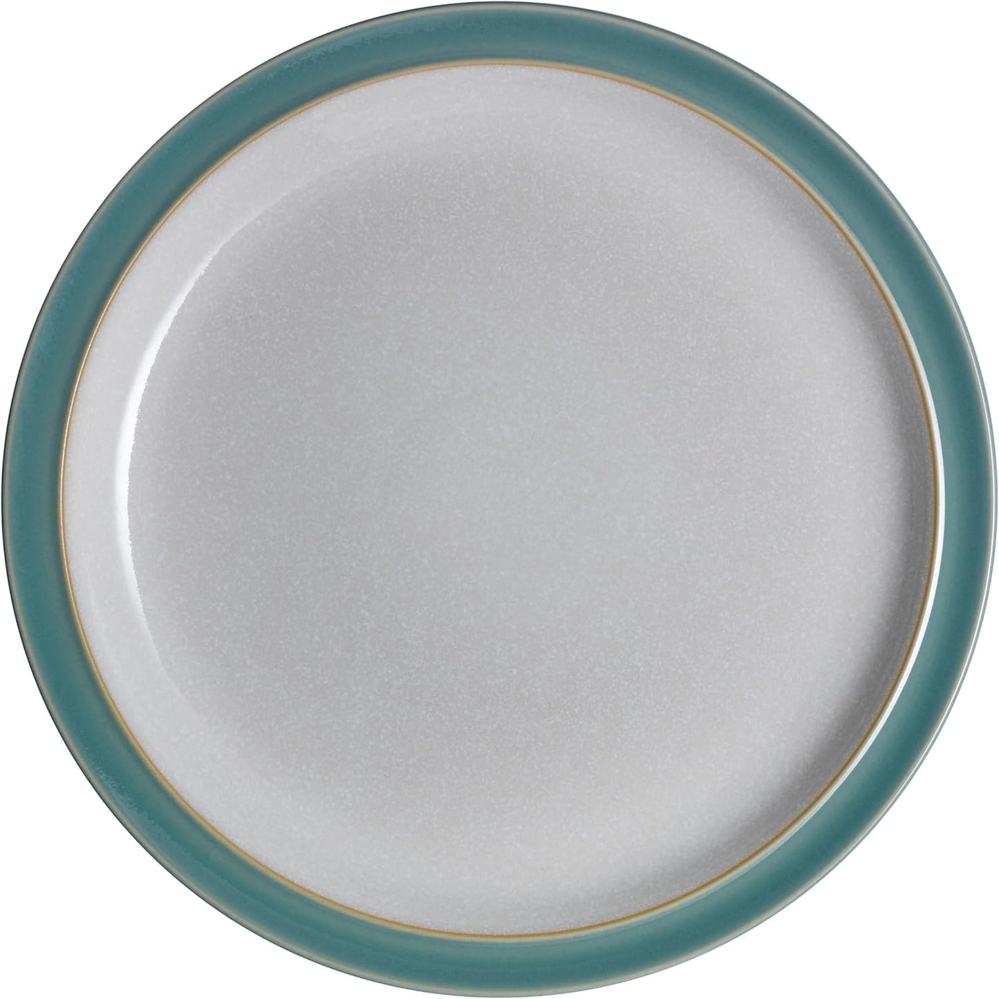 Denby - Elements Fern Green Dinner Plates Set of 4 - Contemporary Design - Ceramic Stoneware Tableware - Dishwasher & Microwave Safe - Scratch Resistant - 10.4in Large Everyday Dinnerware Plates