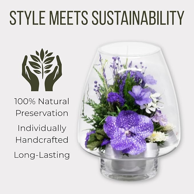 Fiora Flower | Long Lasting Orchids| Lasts up to 5 Years | No Water Need | Allergy Free | Odor Resistant | Unique Present Gift