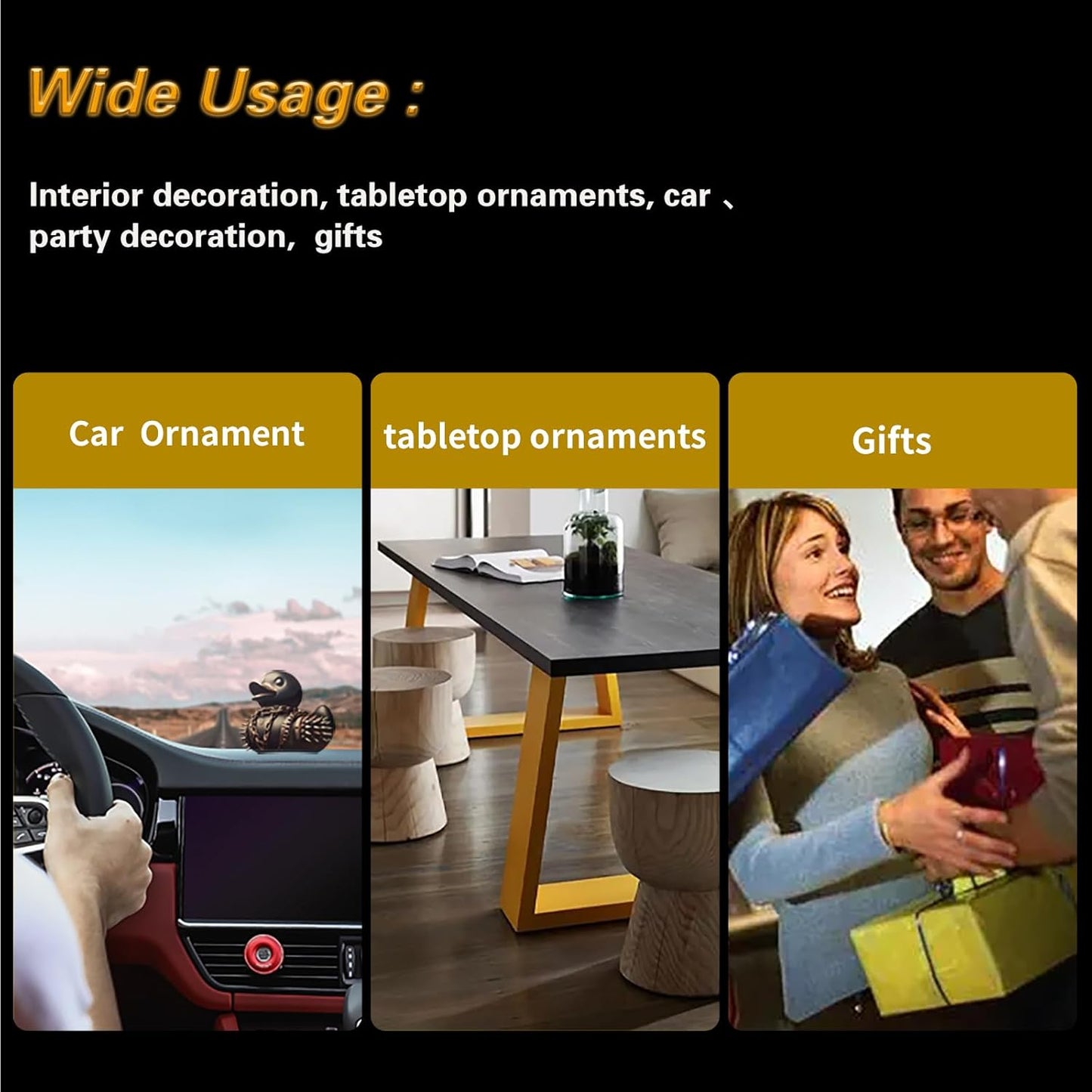 edenfuax Punk Duck Goth Resin Duck - Garage Kits,Unique Gothic Gifts & Collectibles,Vinyl Rubber Novelty Ornament Dark Satanic Duck Figurine for Desktop Home Halloween Decor (Mrs. Valentina)