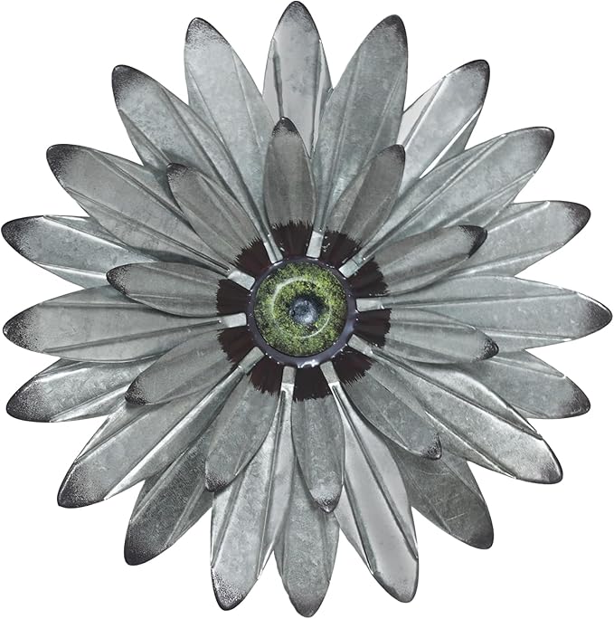 YEAHOME Metal Farmhouse Boho Wall Decor - 16'' Galvanized Wall Art Decorations Hanging for Bedroom, Living Room, Bathroom Office