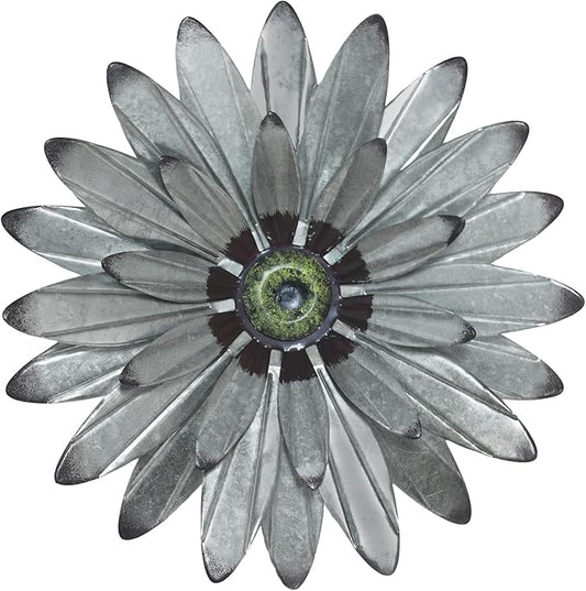 YEAHOME Metal Farmhouse Boho Wall Decor - 16'' Galvanized Wall Art Decorations Hanging for Bedroom, Living Room, Bathroom Office