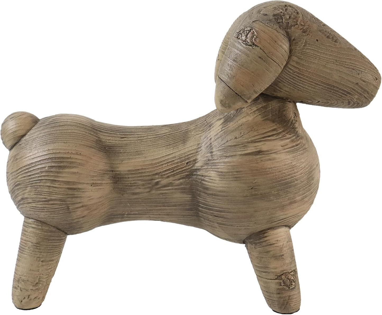 Hymmah Dog Home Decor Statue Rustic Home Decorations for Living Room, Boho Sculpture Resin Animal Collectible Figurines for Indoor Decor