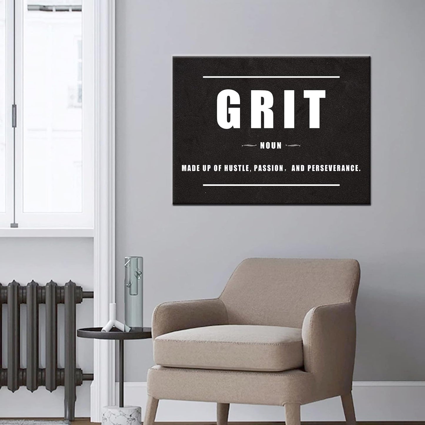 GoForArt Dream Big Motivational Canvas Wall Art, Inspirational Famous Quote Bedroom Living Room Decor, Positive Modern Landscape Mountain Office Dorm Room Poster Print (Motivational-01, 18.00" x 24.00")