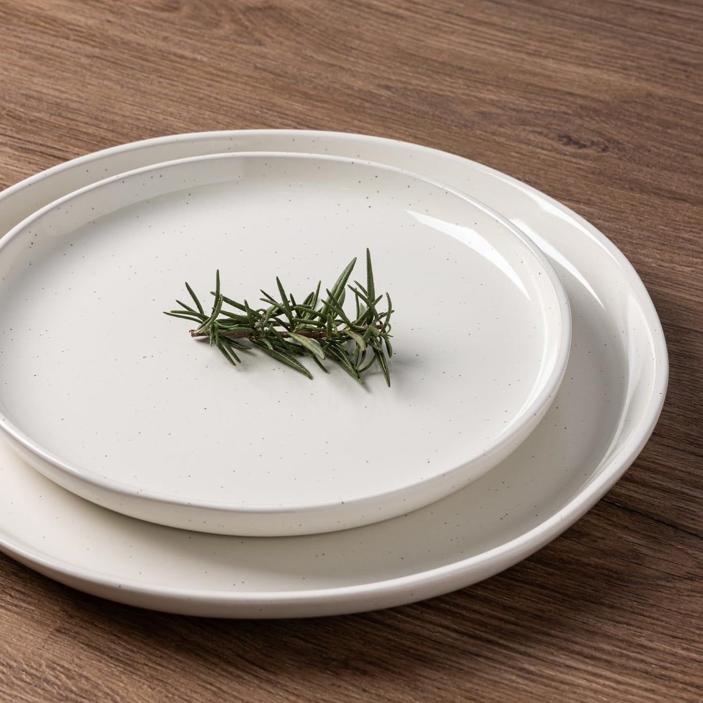 GBHOME Ceramic Dinnerware Set for 4, 12pcs Stoneware Plates and Bowls Sets, Handmade Chip and Scratch Resistant Dishes Set, Dishwasher & Microwave Safe