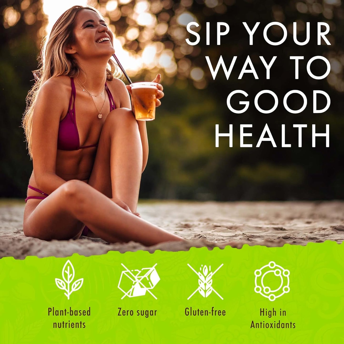 Hawaiian Natural Tea Passion Fruit Orange Flavored Organic Tea - Tropical Fruit Green Tea Blend with Black Tea - Perfect Daily Cup & Gift for Tea Lovers - 60 Tea Bags