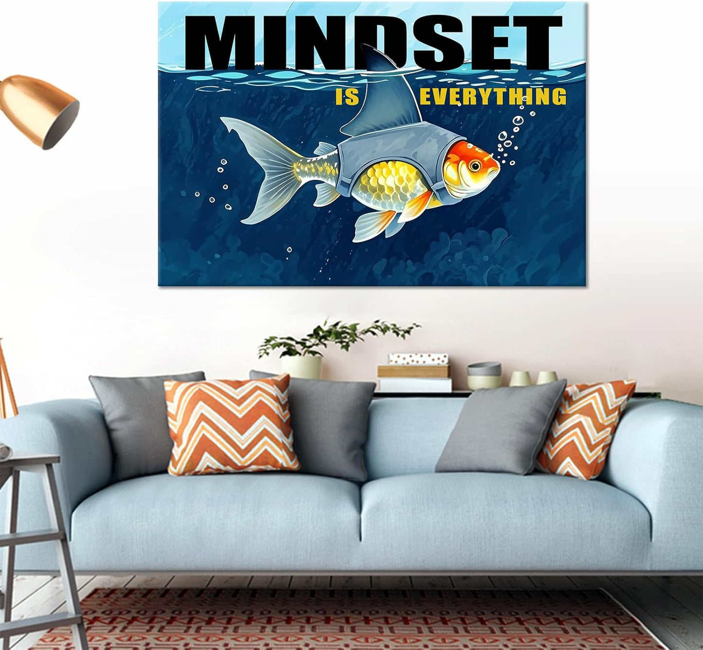 Inspirational Poster Wall Art Inspirational Entrepreneur Quotes Print on Canvas Positive Picture Painting Wall Decor Artwork for Modern Home Living Room School Office Ready to Hang [36''Wx24''H]